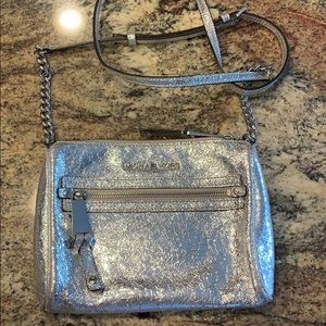 Silver Michael Kors Crossbody